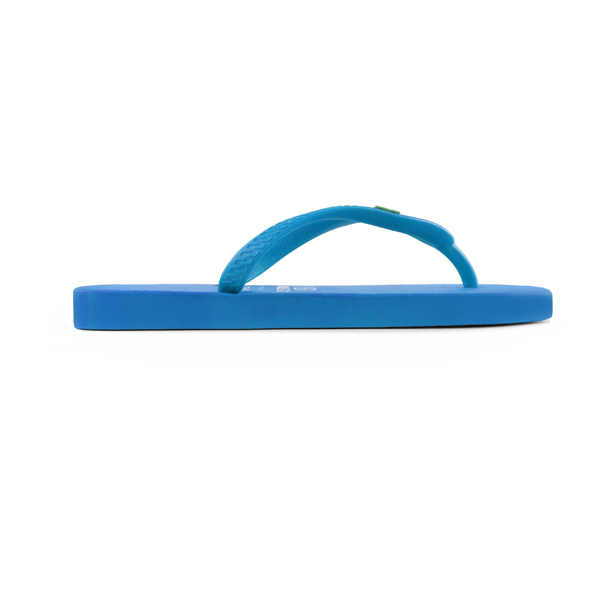 Chanclas De Playa Brasileras Dedo Color Celeste Suela De goma Antideslizante 2/4