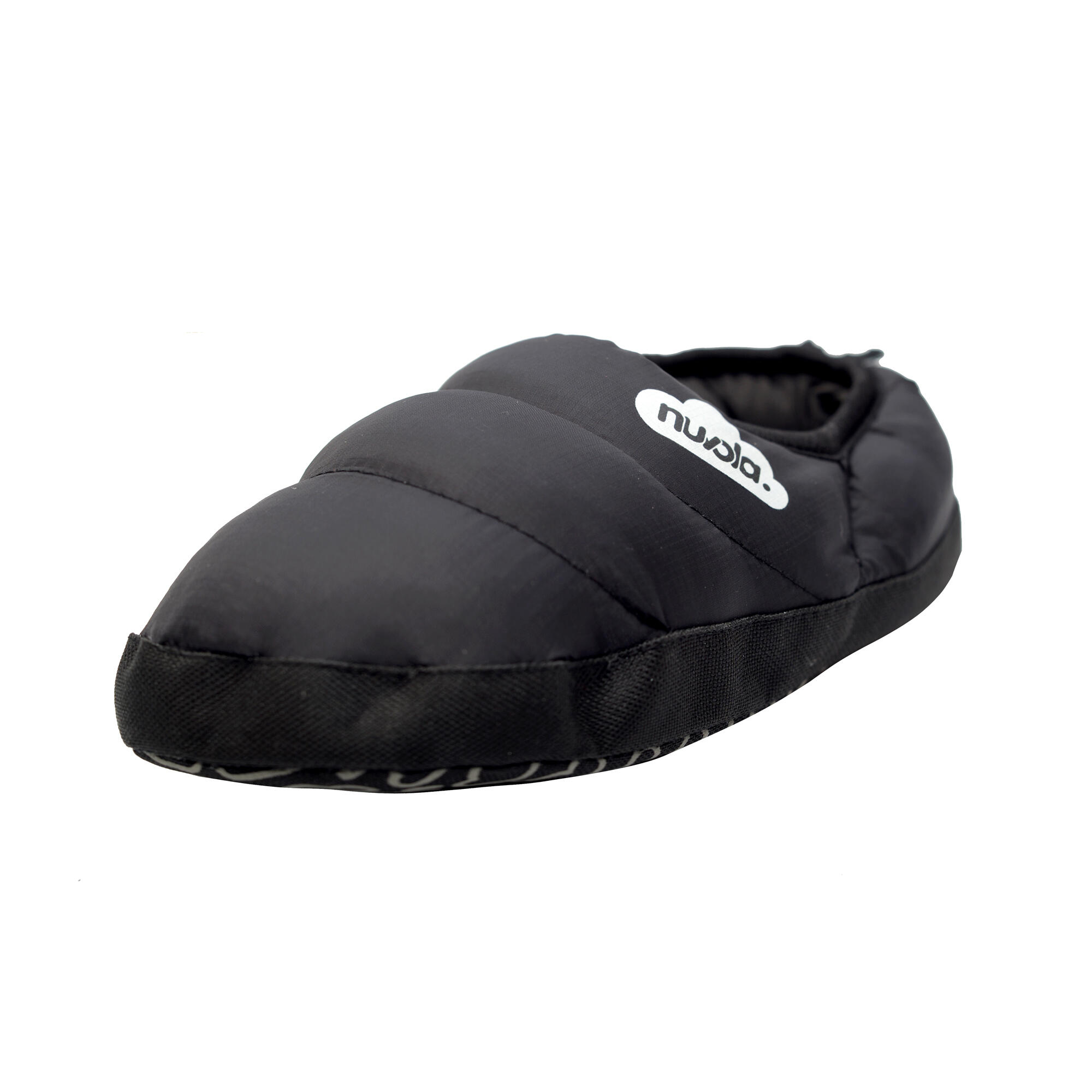 Pantufas unissex nuvola de cor preto com solo de têxtil 2/4