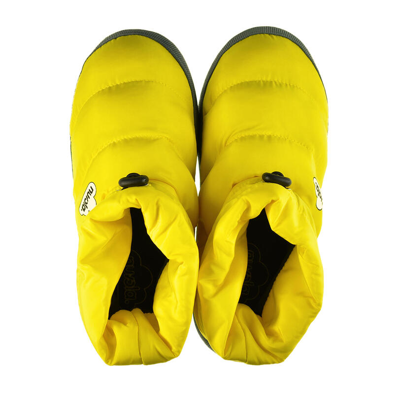 Nuvola Unisex Hausschuhe in gelb mit Gummisohle