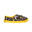 Pantofole unisex Nuvola in giallo con suola in gomma