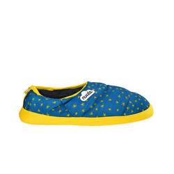 Nuvola unisex slippers in blauw met rubberen zool