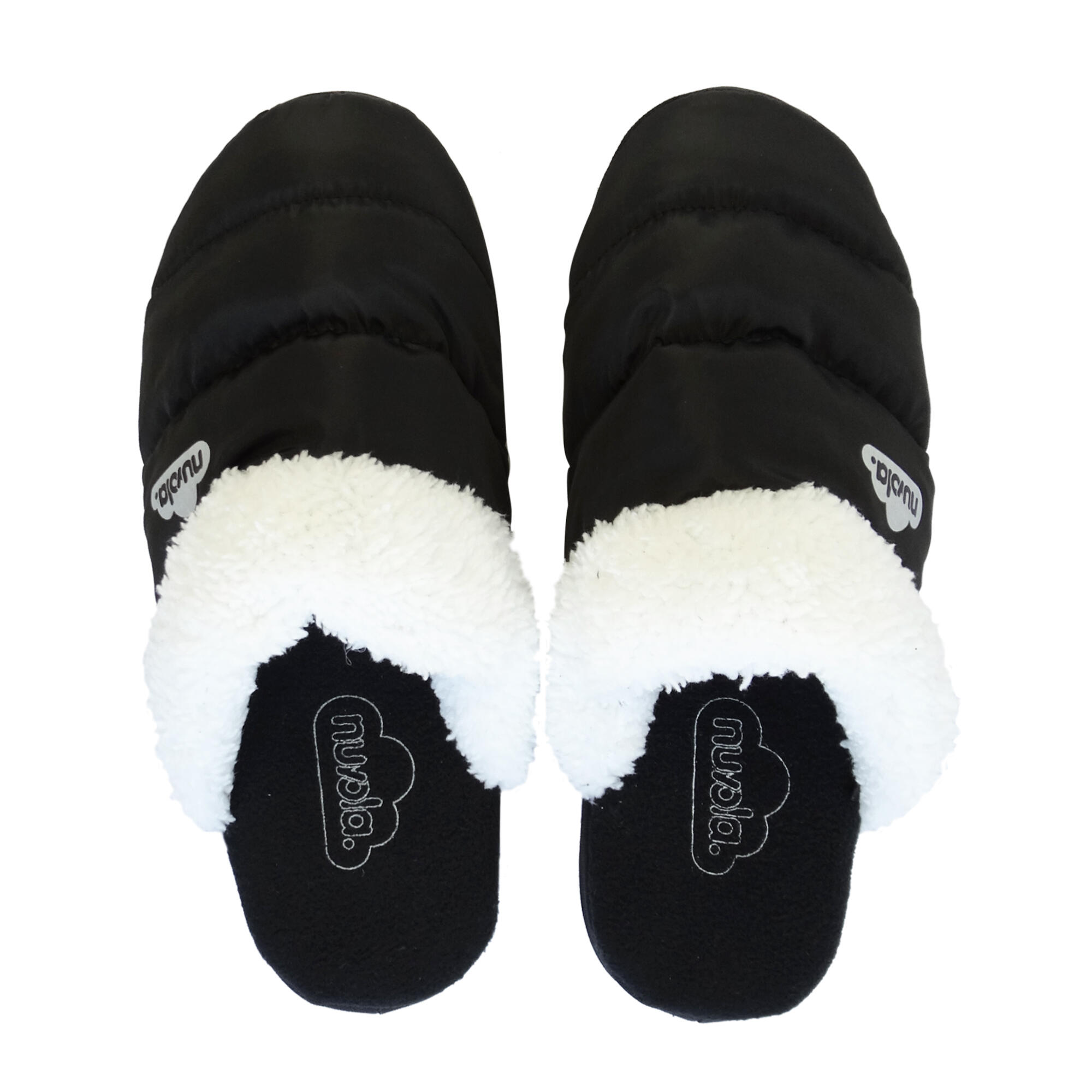 Pantuflas Nuvola Negro Acolchadas suela goma Antideslizante 3/5