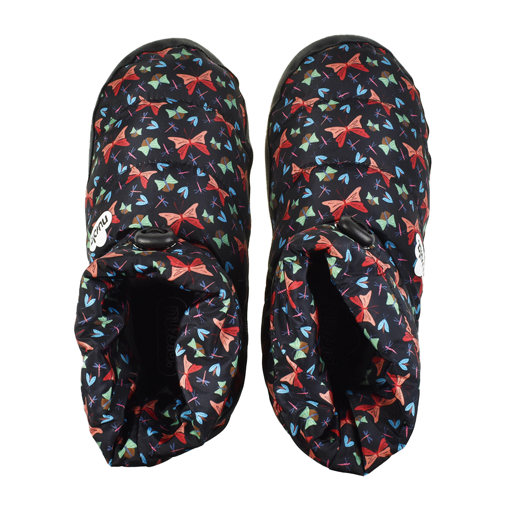 Pantufas unissex nuvola de cor preto com solo de bleracha 4/6