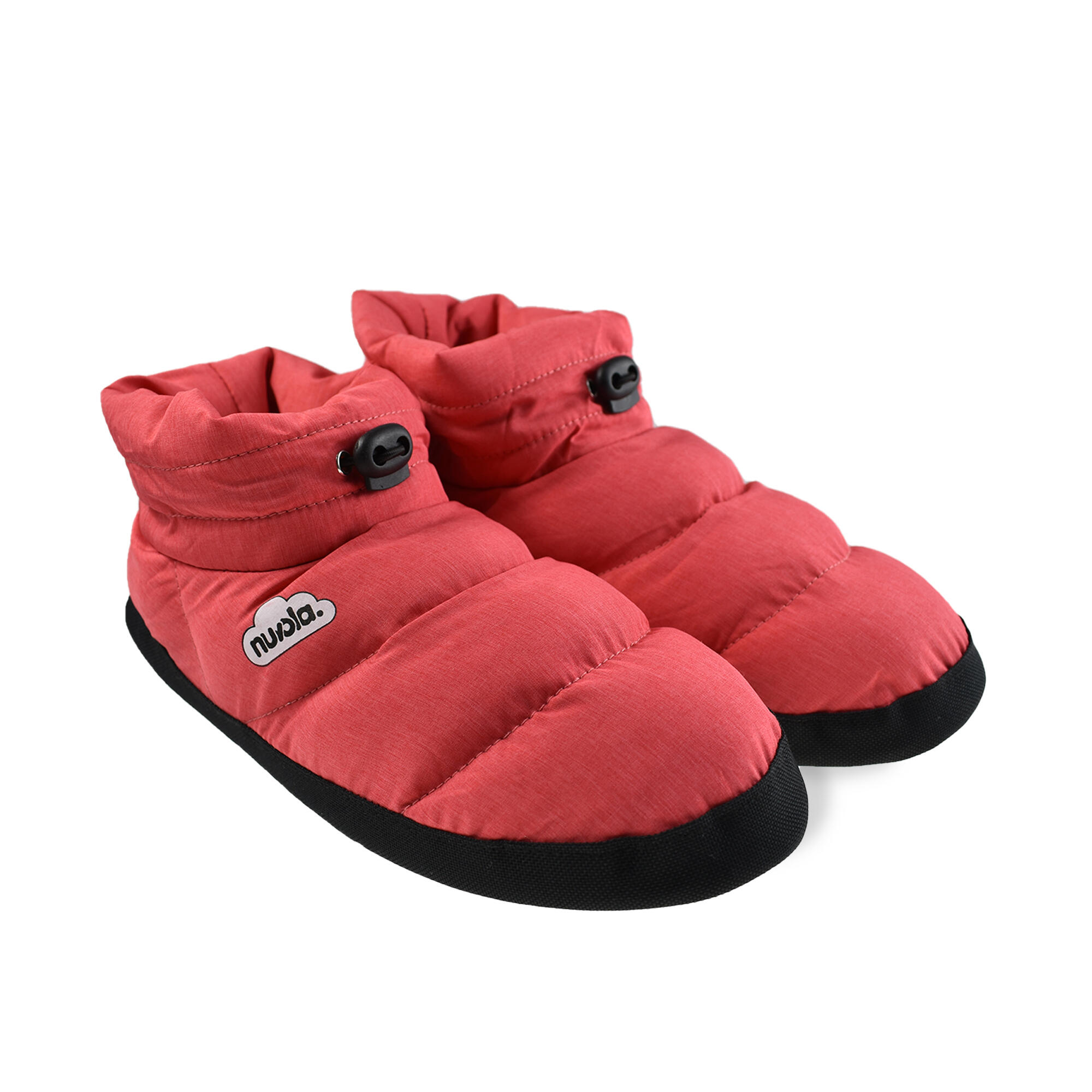 Nuvola Unisex-Pantoffeln lachsfarben mit Gummisohle 2/6