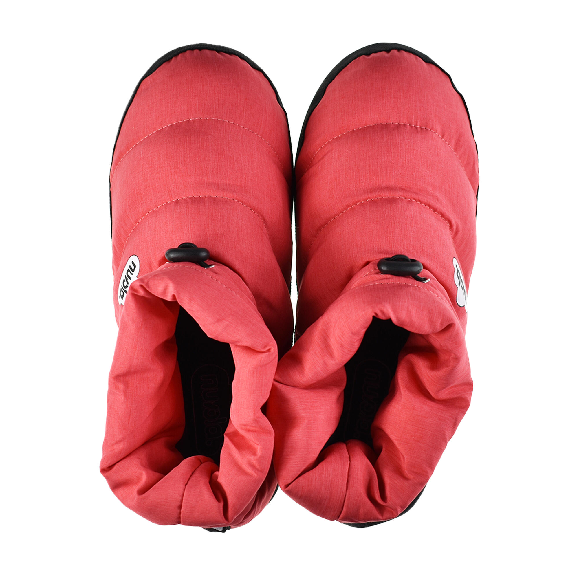 Nuvola Unisex-Pantoffeln lachsfarben mit Gummisohle 4/6