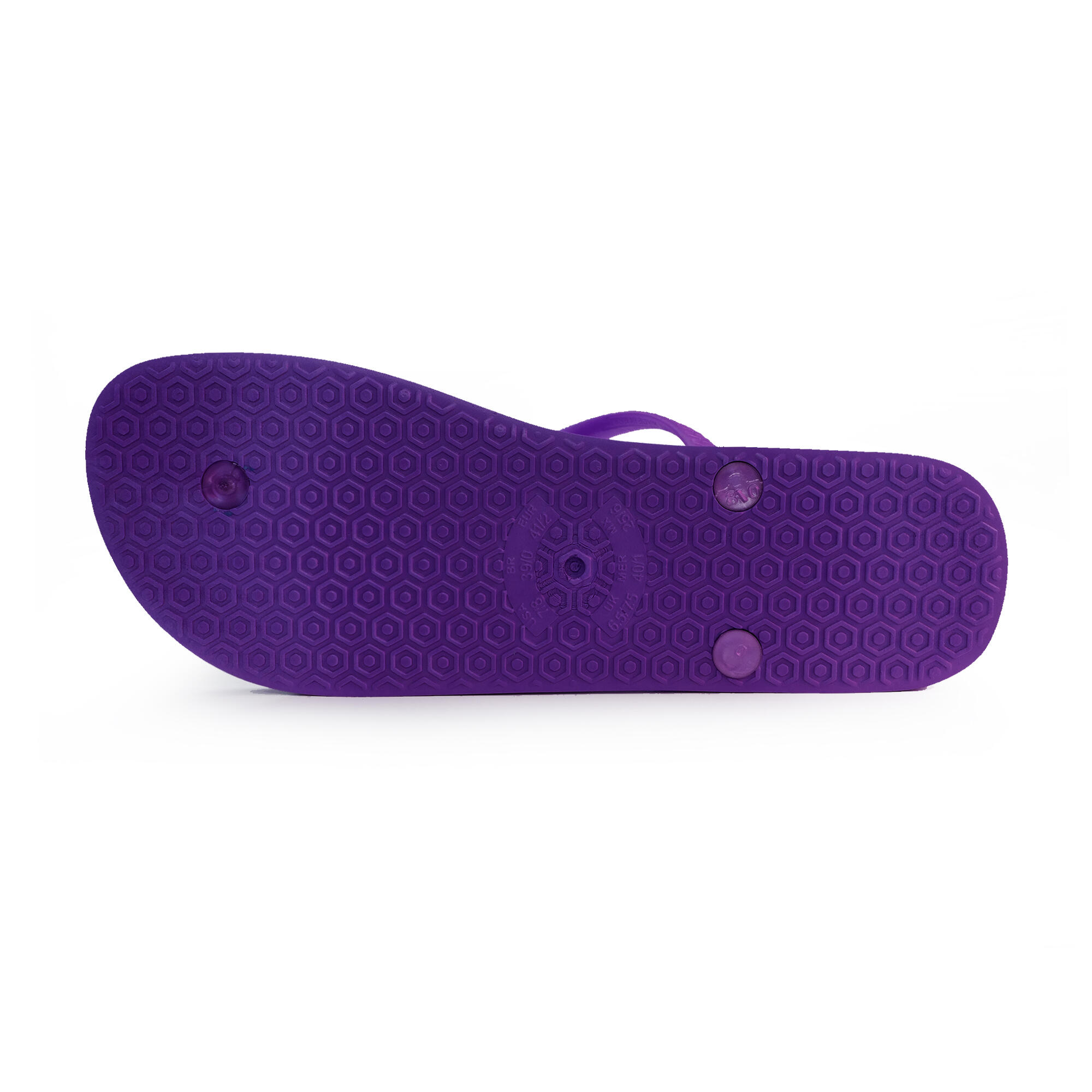 Tongs pour femme Brasileras de couleur violet avec semelle en gomme 5/5