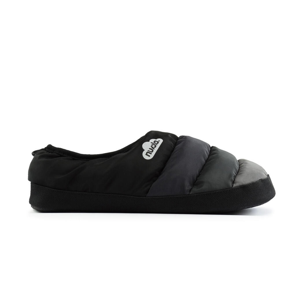 Nuvola unisex slippers black rubber sole