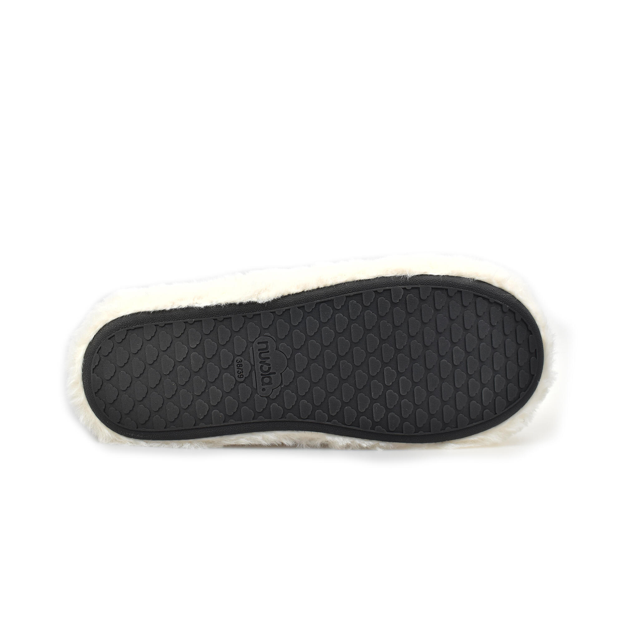 Pantuflas Nuvola Blanco Acolchadas suela goma 5/6