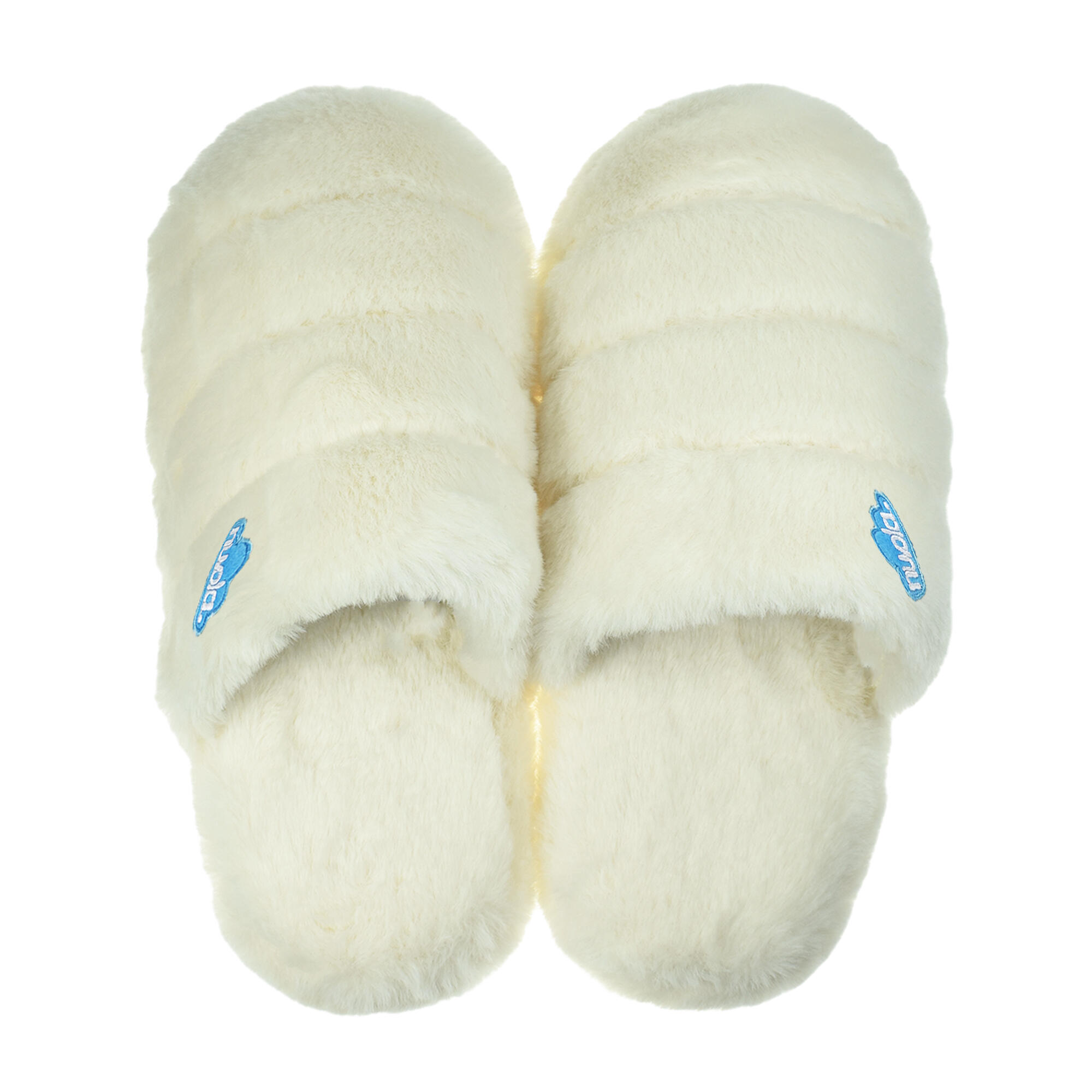 Pantuflas Nuvola Blanco Acolchadas suela goma 4/6