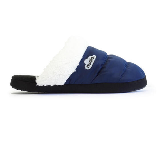 Pantofole Nuvola unisex in blu con suola in gomma