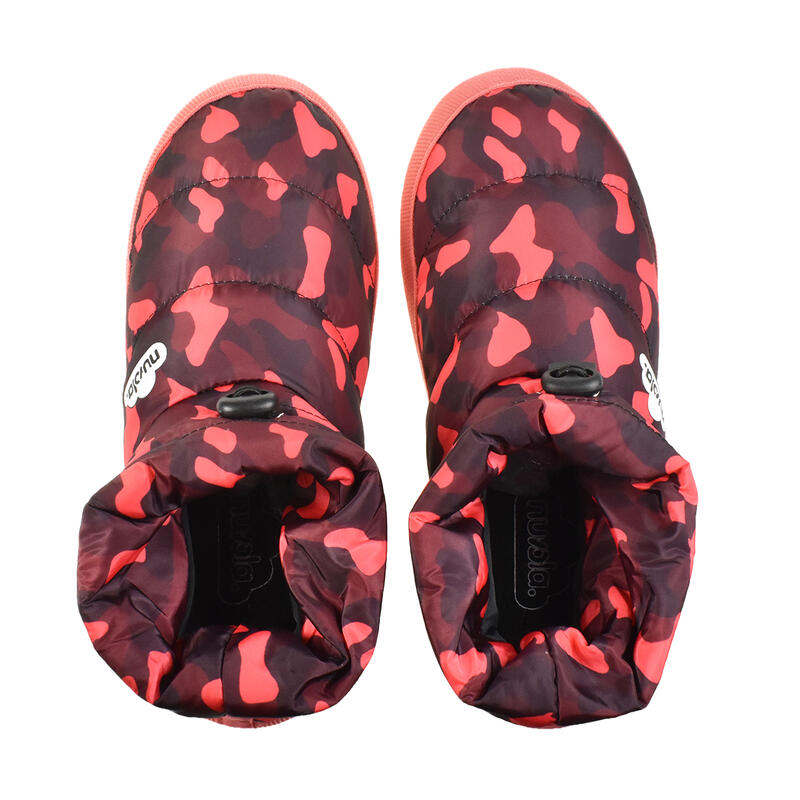 Nuvola unisex slippers in rood met rubberen zool