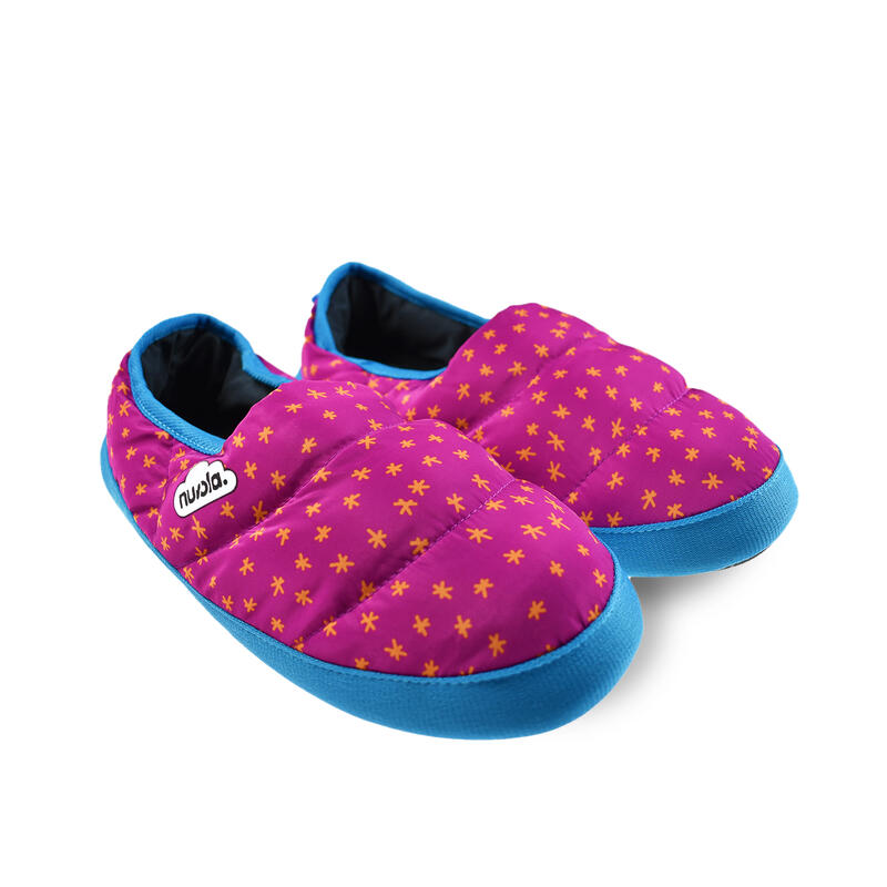 Nuvola Unisex-Pantoffeln in fuchsia mit Gummisohle