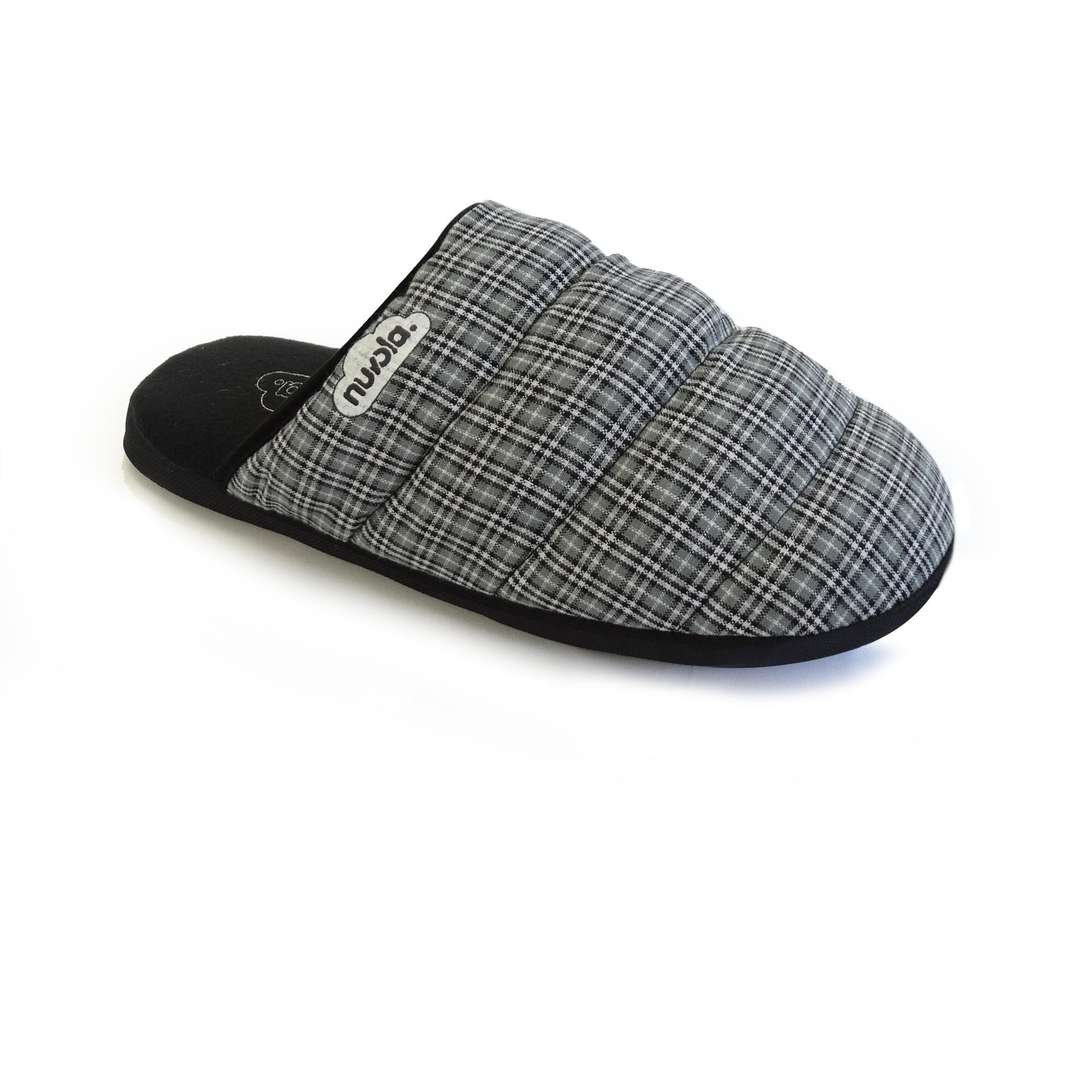 Pantuflas Nuvola Gris Acolchadas suela goma Antideslizante 2/4