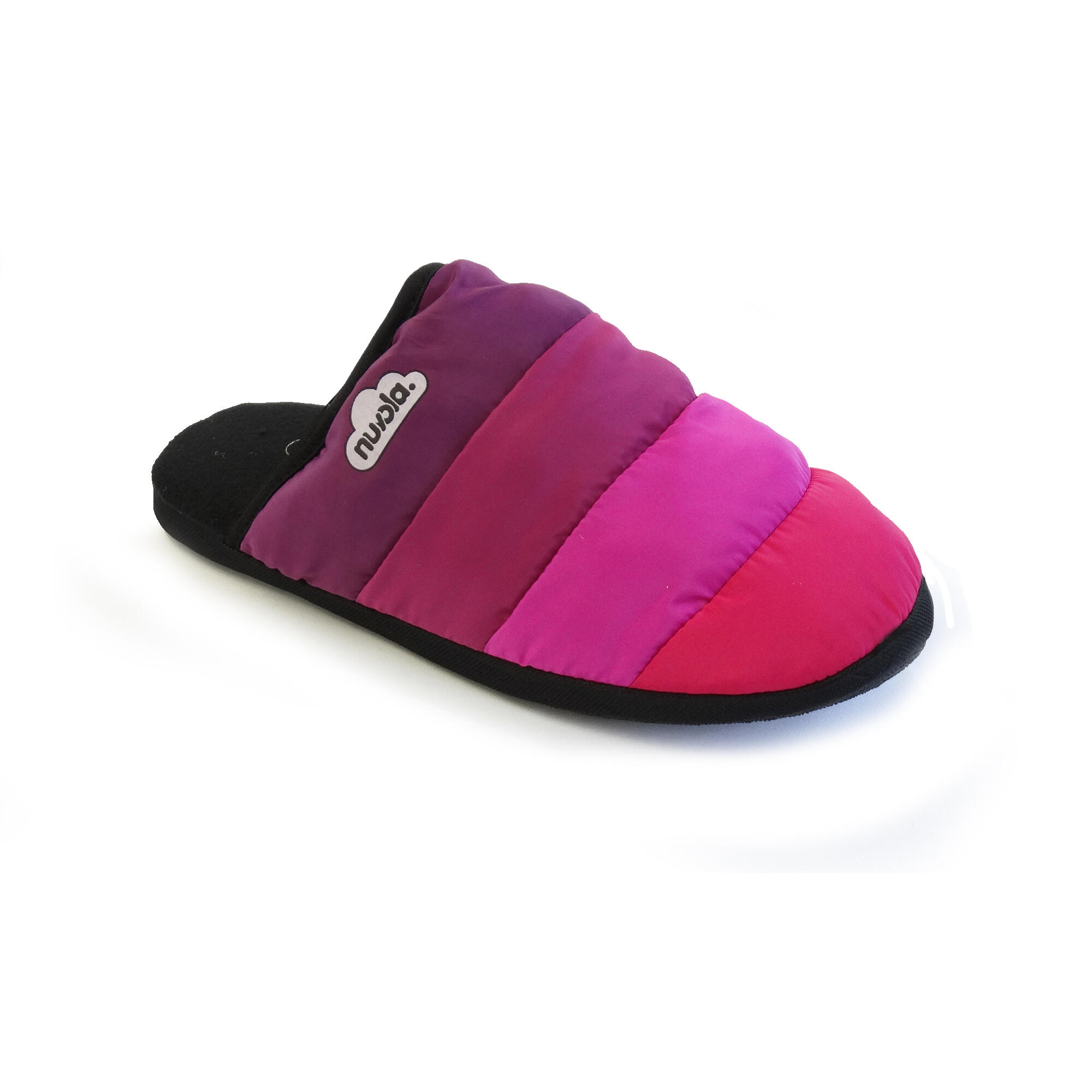 Nuvola Unisex-Pantoffeln in fuchsia mit Gummisohle 2/6