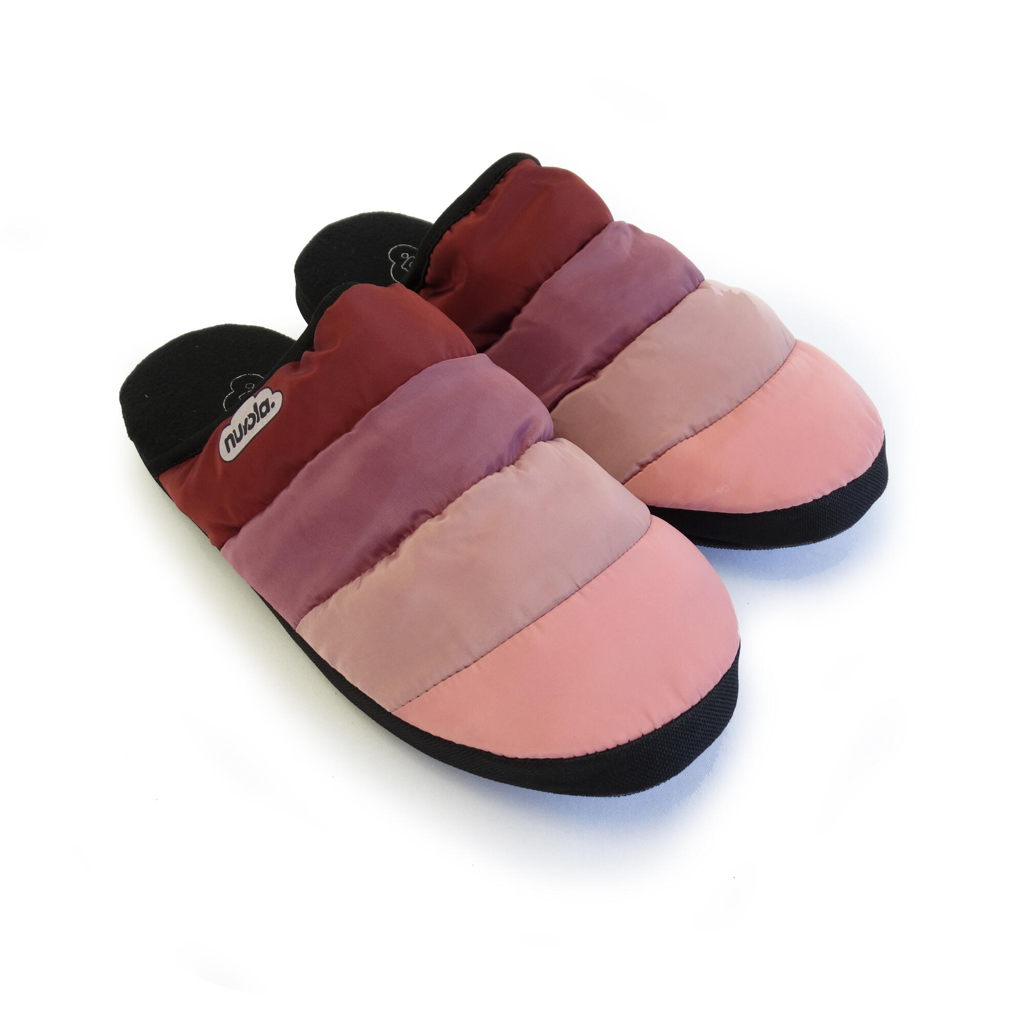 Pantuflas Nuvola Rosa Acolchadas suela goma Antideslizante 4/6