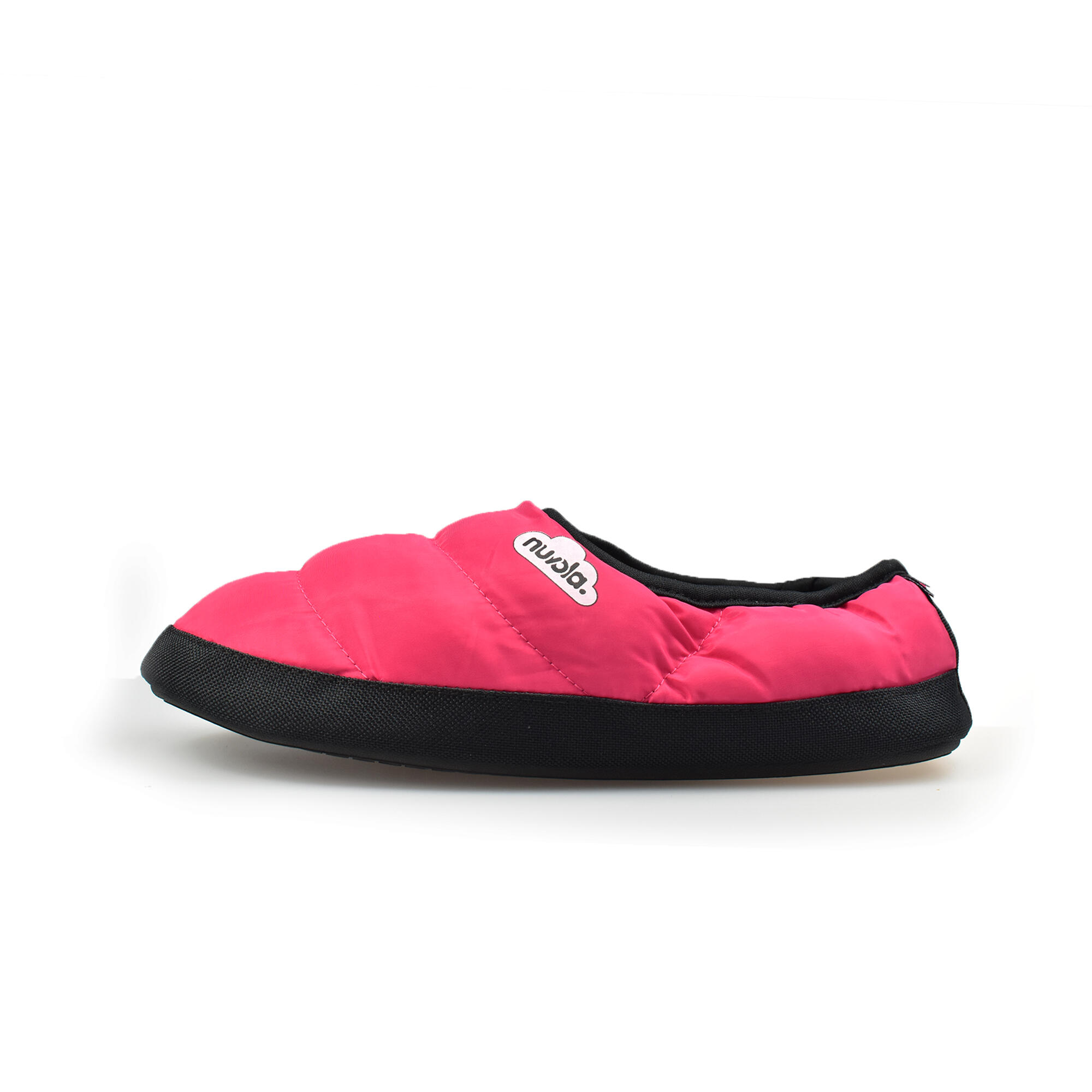 Pantofole unisex Nuvola di colore fucsia con suola in gomma 3/6