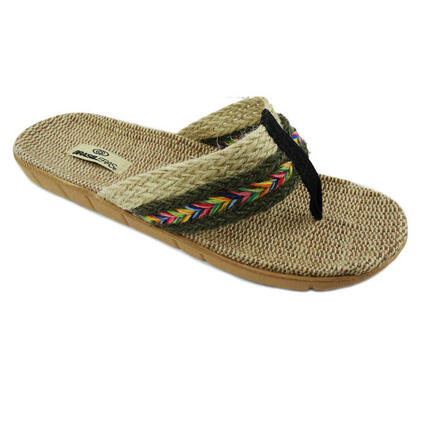 BRASILERAS Damen-Sandalen in Flieder mit Gummisohle