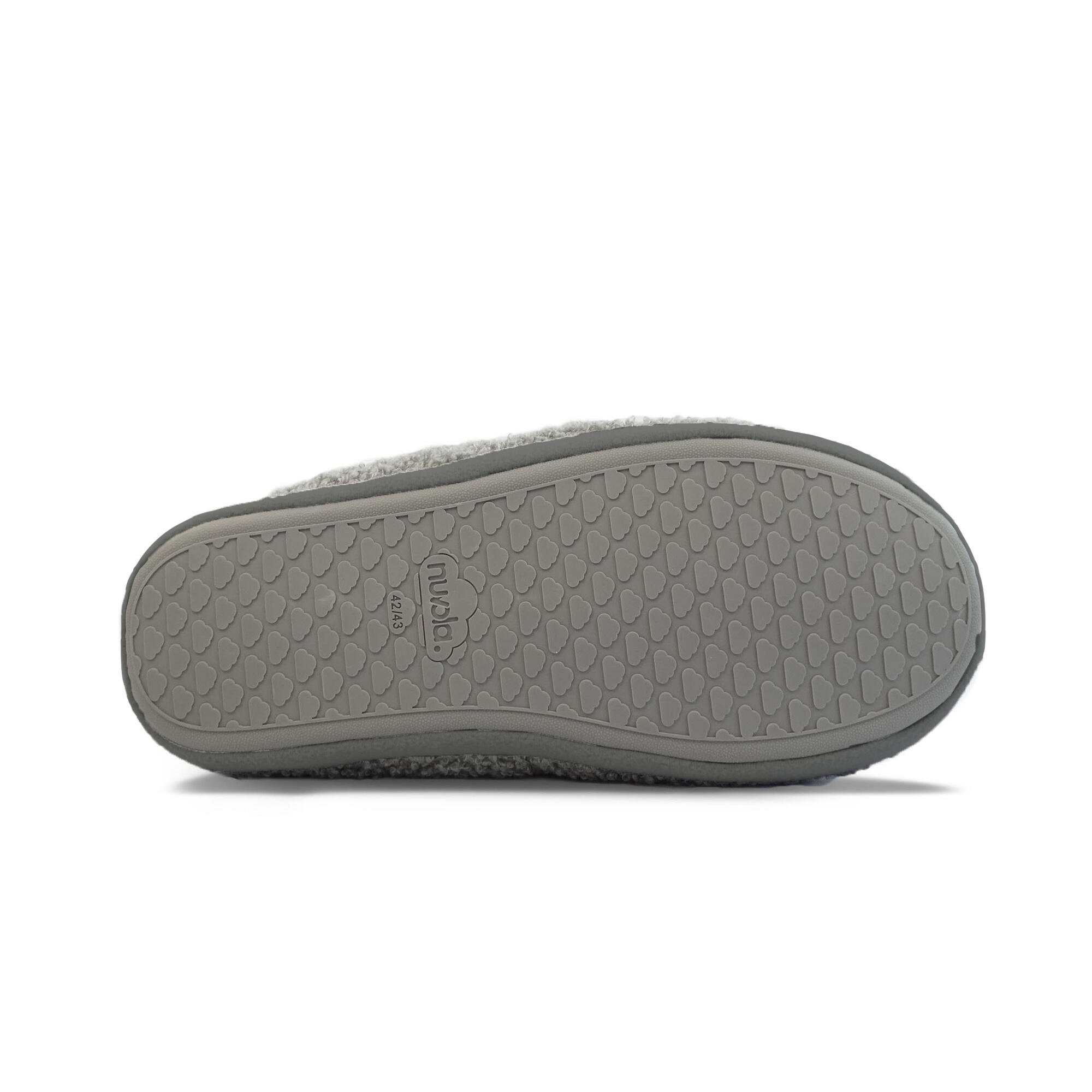 Pantuflas Nuvola Gris Acolchadas suela goma Antideslizante 5/6