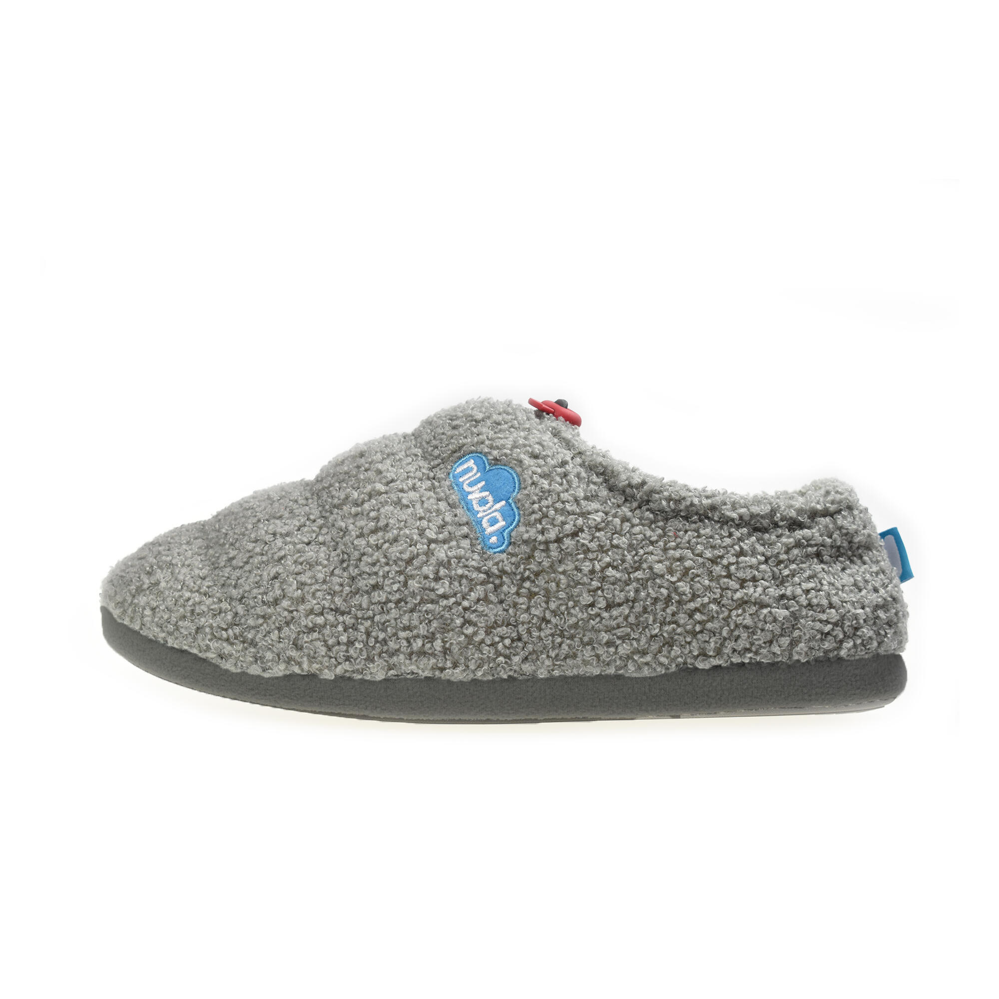 Pantuflas Nuvola Gris Acolchadas suela goma Antideslizante 3/6
