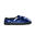 Chaussons unisex Nuvola de couleur bleu brillant avec semelle en caoutchouc