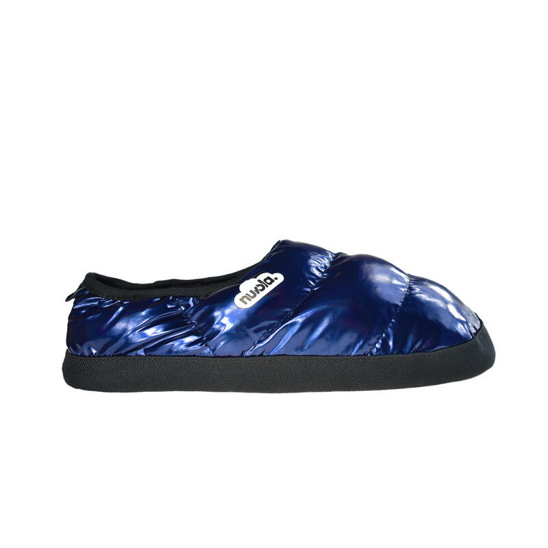 Nuvola Unisex-Lounge-Slipper in leuchtendem Blau mit Gummisohle