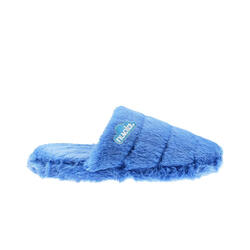 Chaussons unisex Nuvola de couleur bleu ciel avec semelle en caoutchouc