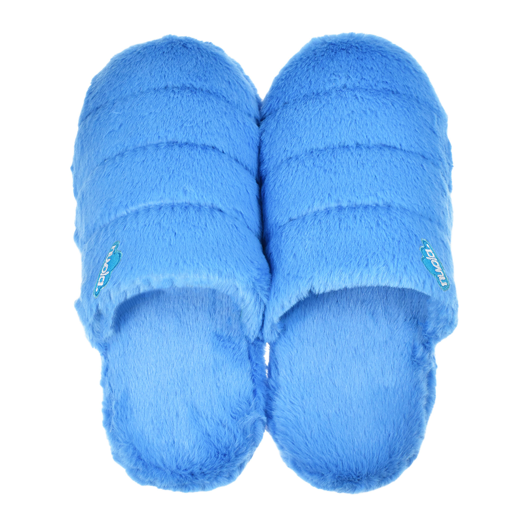 Pantuflas Nuvola Celeste Acolchadas suela goma 4/6