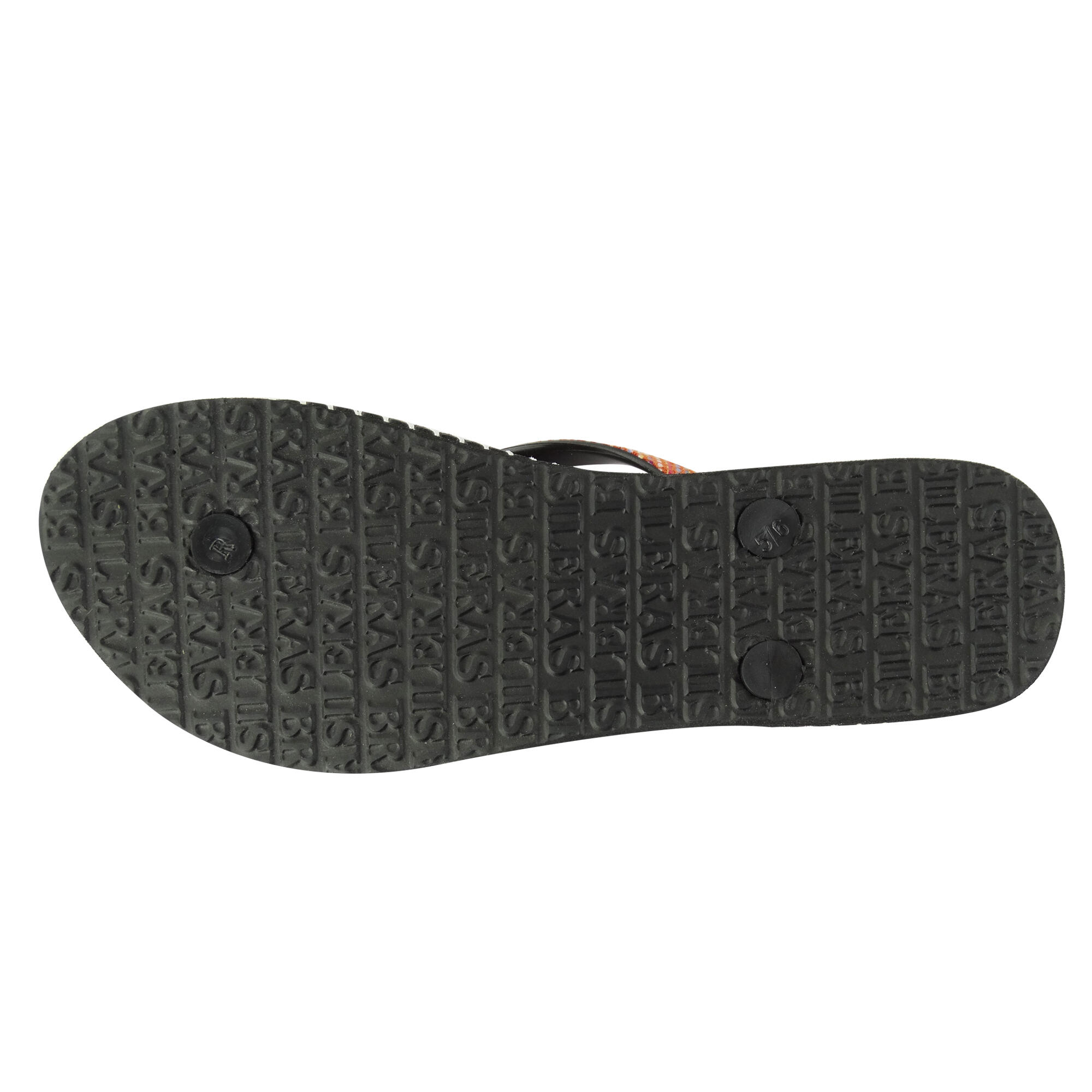 Chanclas Playa Mujer Brasileras Dedo Negro suela goma Antideslizante 4/4