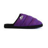 Chaussons unisex Nuvola de couleur violet avec semelle en caoutchouc