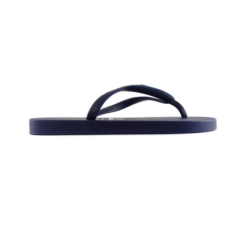 Tongs unisex Brasileras de couleur bleu avec semelle en gomme antidérapant