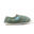 Chaussons unisex Nuvola de couleur vert eau avec semelle en caoutchouc