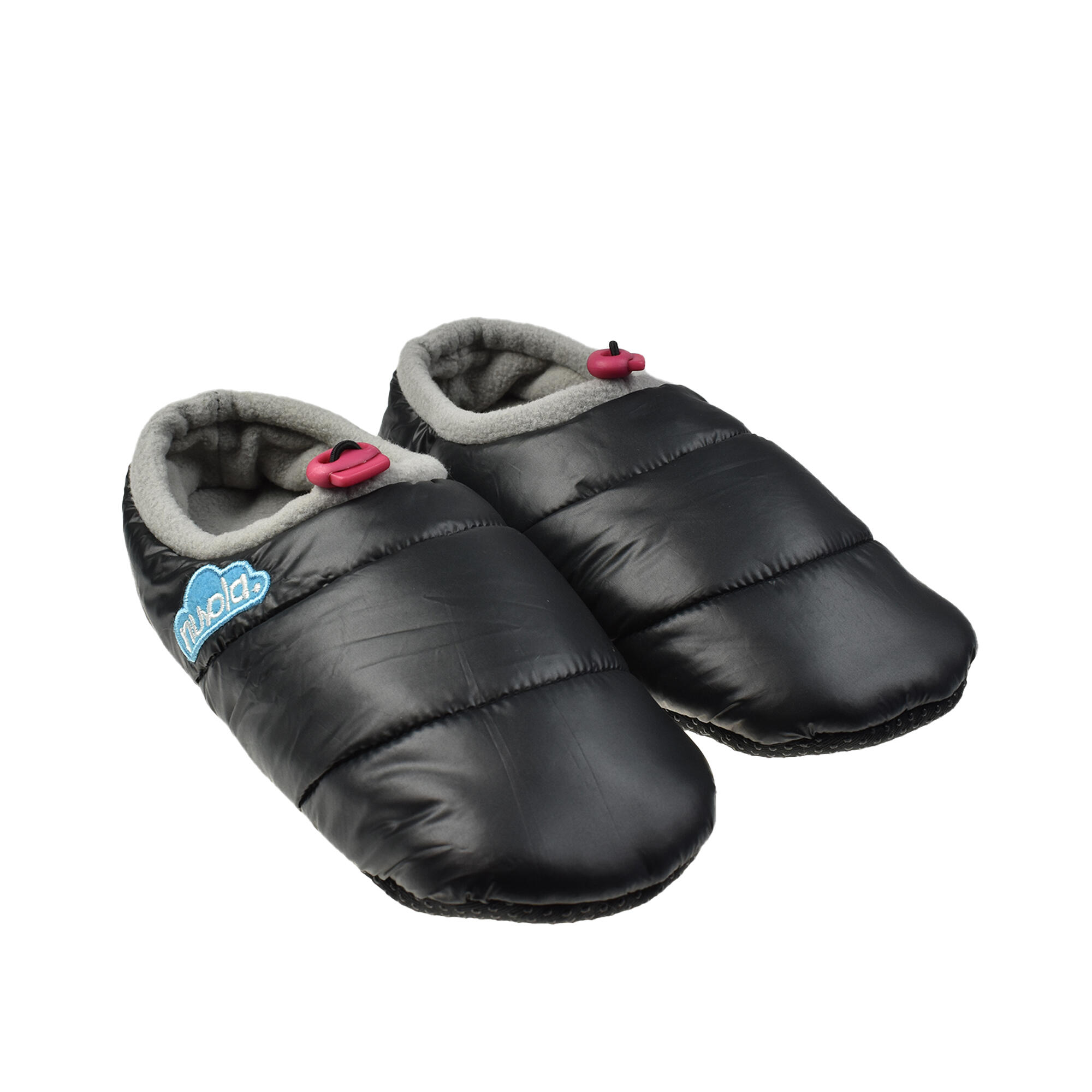 Nuvola unisex loungeslippers in zwart met Textiel zolen 2/6