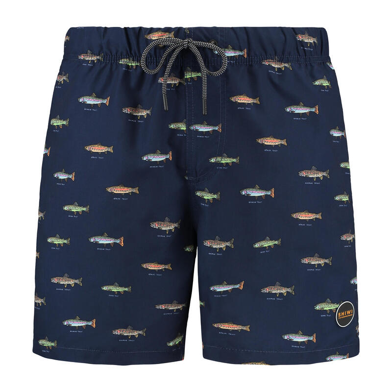 herren Badeshorts go fish Mikro Pfirsich