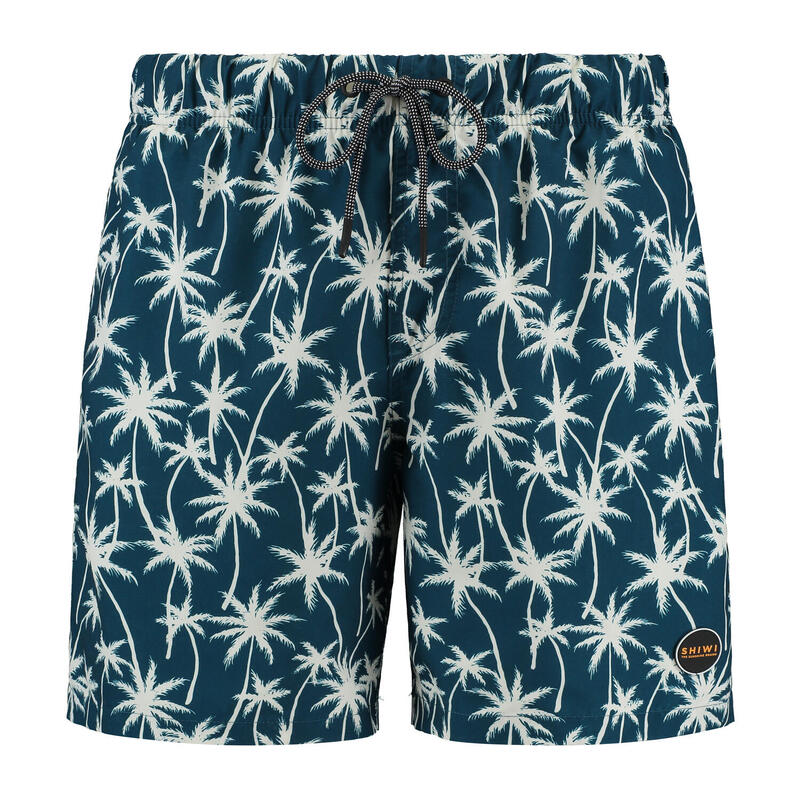 herren Badeshorts vacation palmtrees Mikro Pfirsich