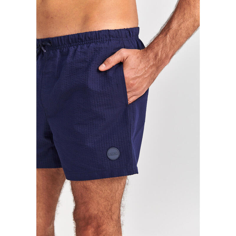 herren Badeshort Seersucker