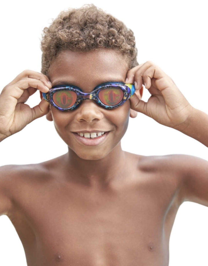 Okulary juniorskie z hologramem Zoggs Sea Demon Blue