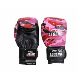 Powerfit & Protect Gants de boxe Femme Camo Rose PU