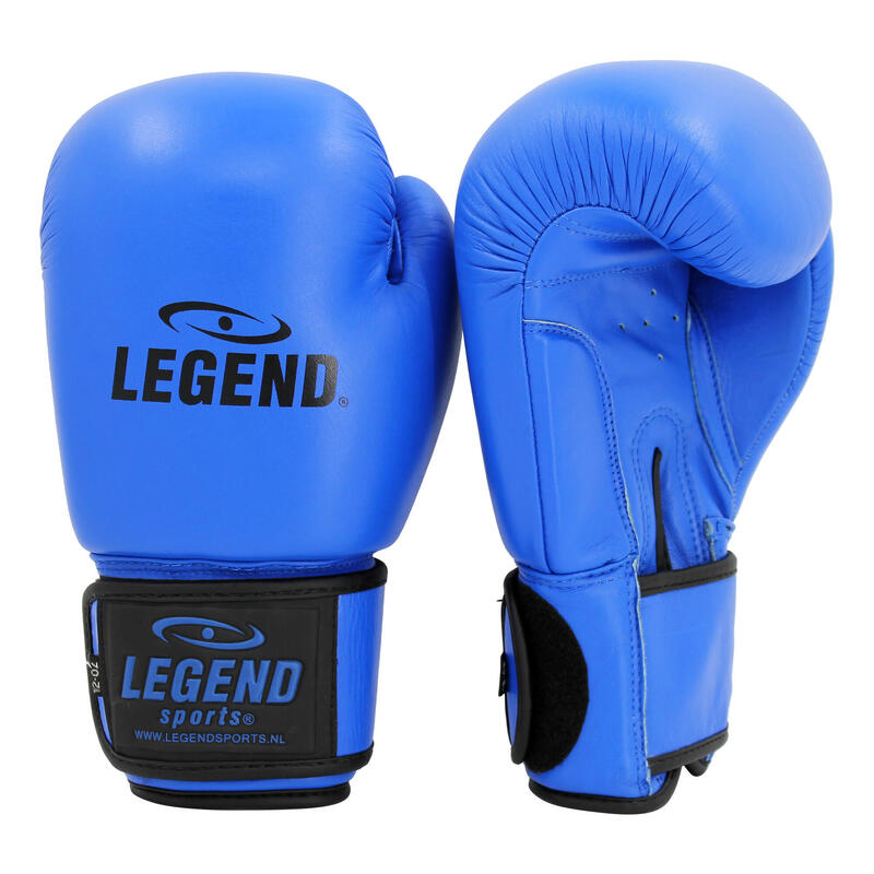 LegendPadding Gants de Boxe Homme/Femme Cuir Bleu