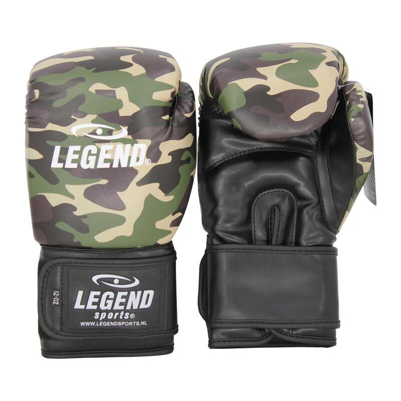 Gants de boxe Powerfit & Protect Homme/Femme Camo Army PU