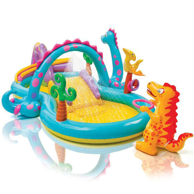 INTEX Piscine gonflable Dinoland Play Center 333x229x112 cm 57135NP