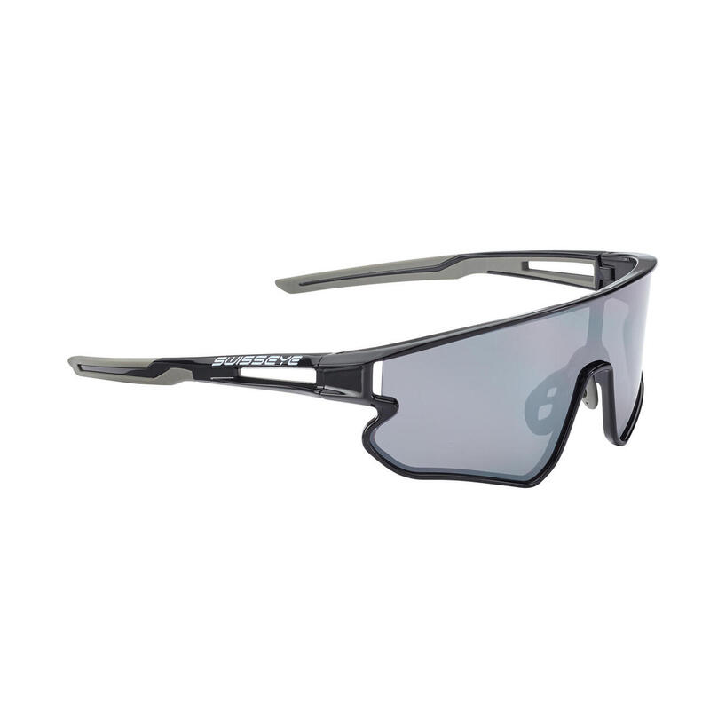 lunettes de sport Hurricane noir brillant/anthracite
