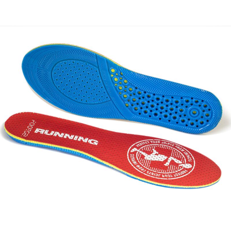 Inlegzolen Running Technical - eucalyptus geur - Rood