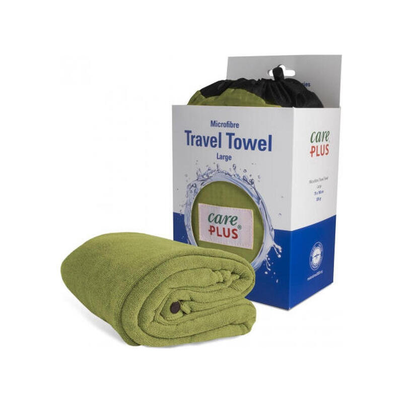 CarePlus Travel Towel Microfibre Pesto 75 x 150 cm
