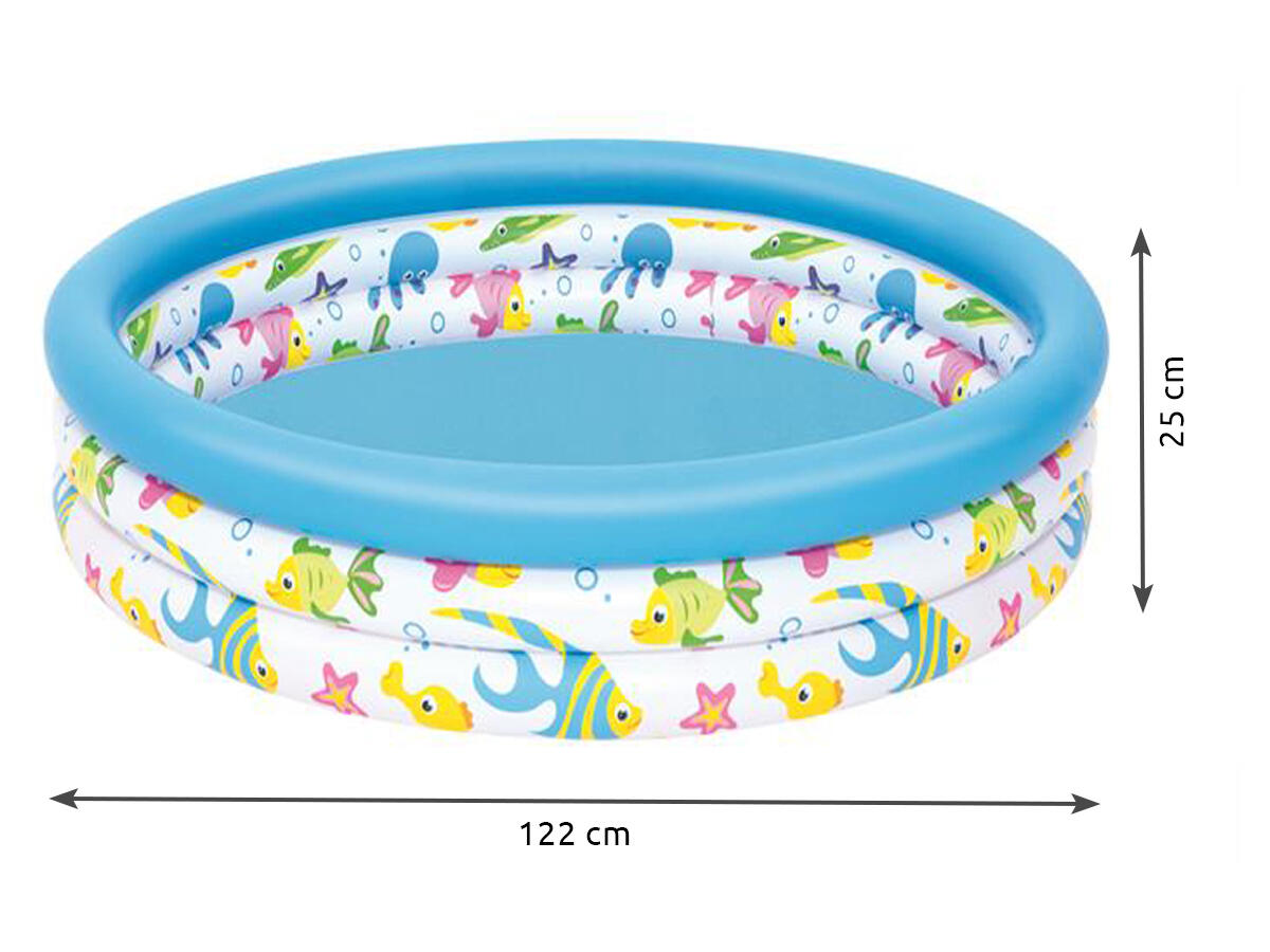 Bestway Baby zwembad coral kids 122x25 cm 2/5
