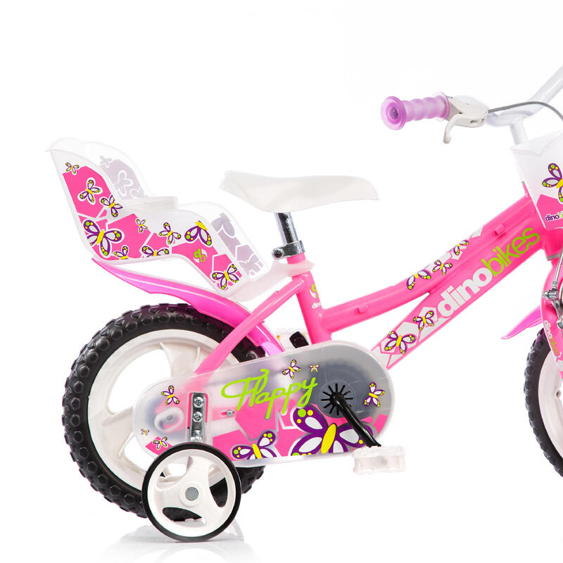 Bicicleta Niños 12 Pulgadas Happy rosado 3-5 años