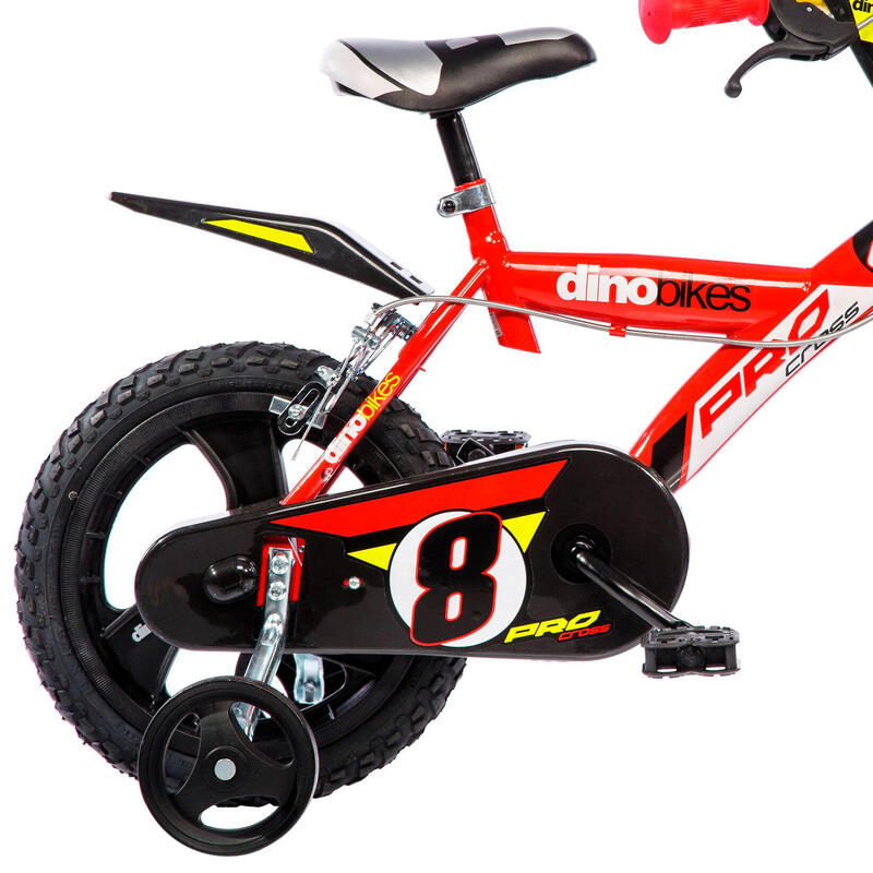 Bicicleta Niños 14 Pulgadas Pro Cross rojo 4-6 años