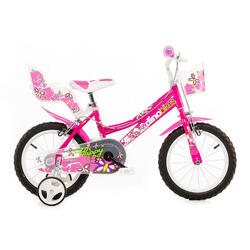 Bicicleta de Menina 16 polegadas Happy 5-7 anos