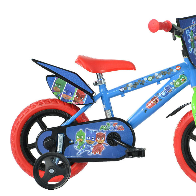 Bicicleta niños 12 pulgadas PJ Masks azul 3-5 años