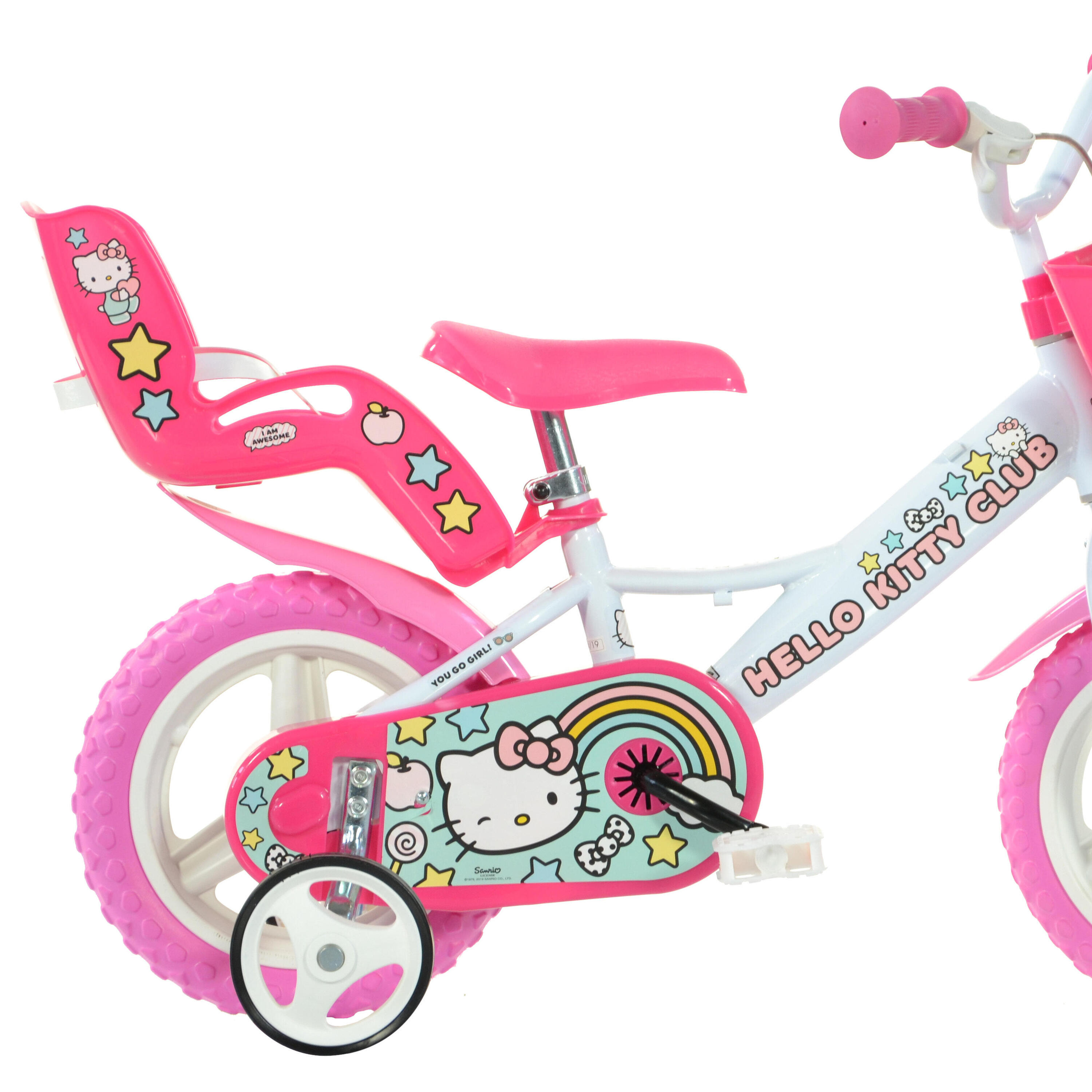 Hello Kitty 12" Bikes with Removable Stabilisers 3/4