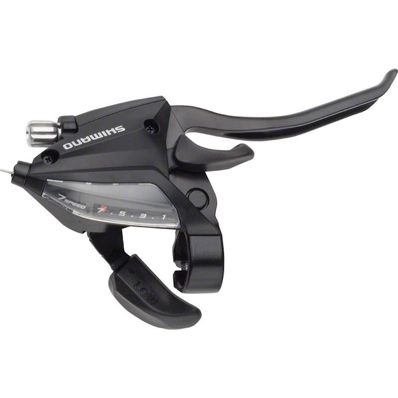 Palanca de freno y desviador de bicicleta 4 dedos Shimano ST-EF500 V-Brake